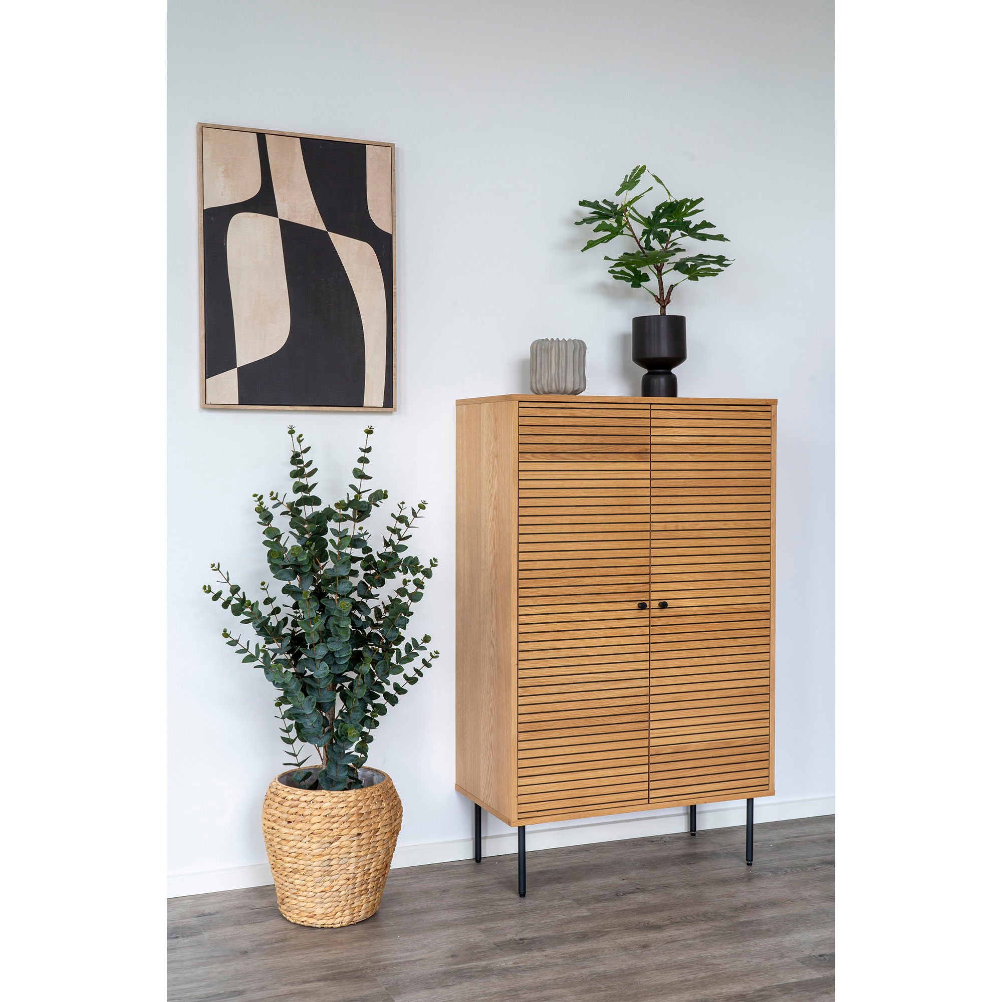 Farbe Cape Town – Leinwandbild, braun/beige, 50×70 cm